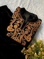 Ziva Thread Embroidered Velvet Co-Ord Set