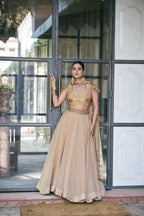 Fendi Lehenga with Sequins Embroidery styling view