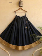Black Rayon Lehenga for Garba and Dandiya Functions for women | Snyvia