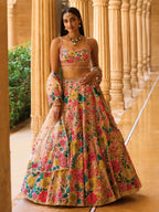 Georgette Lehenga Choli with Soft Net Dupatta for women | Snyvia