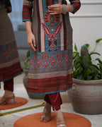 Rayon Printed Kurta Pant Lightweight Mul Cotton Dupatta styling view