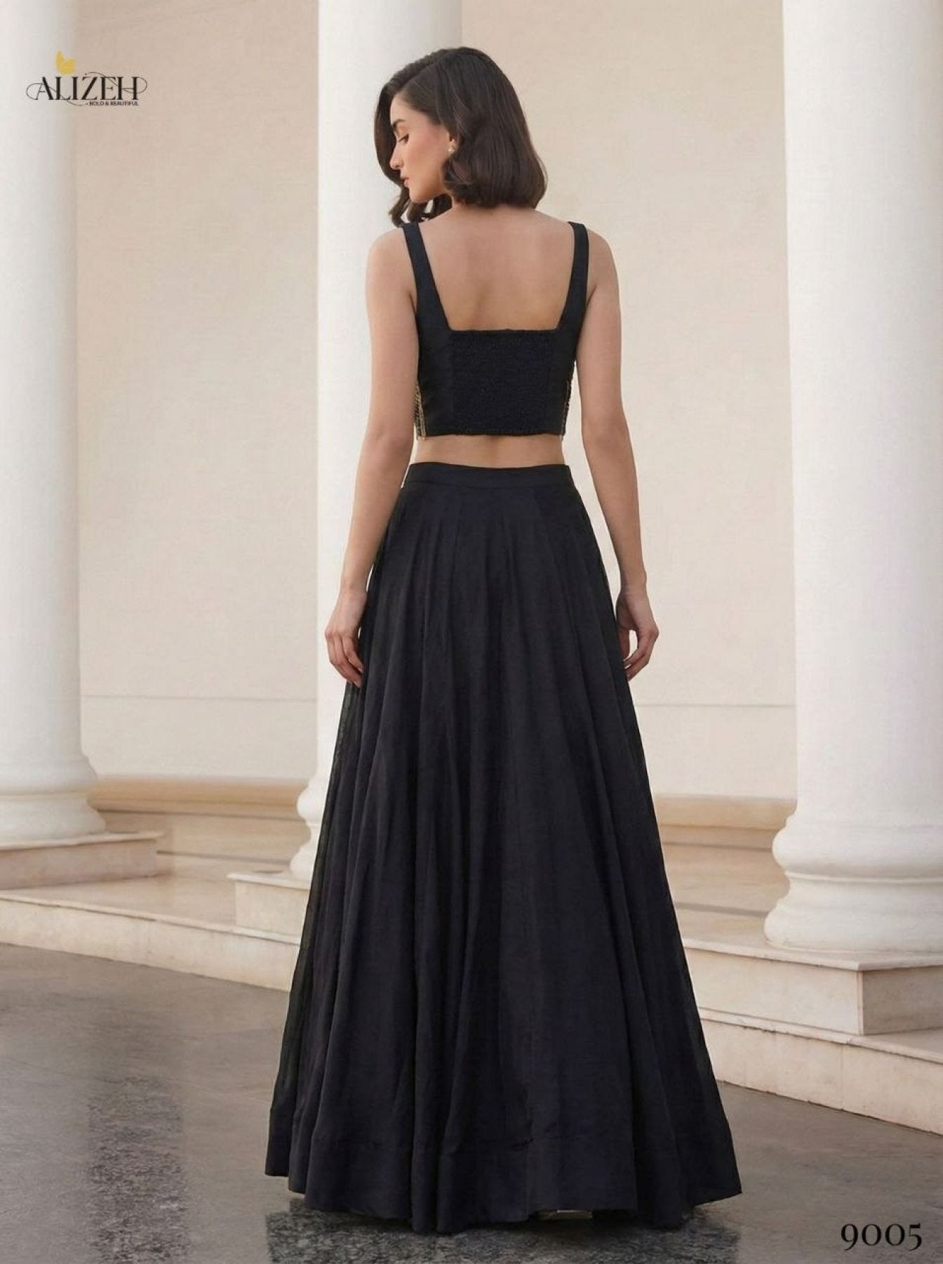 Lehenga Choli for Festive Wear back view