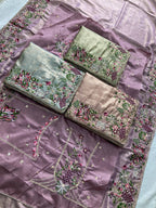 Green Kanjivaram Saree - detail view 14