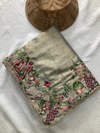 Green Kanjivaram Saree - styling and accessories view