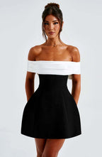 Back Bow Dual style Mini Dress