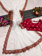 Georgette Saree - detail view 12