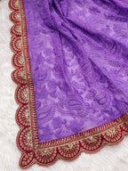 Georgette Saree - detail view 18