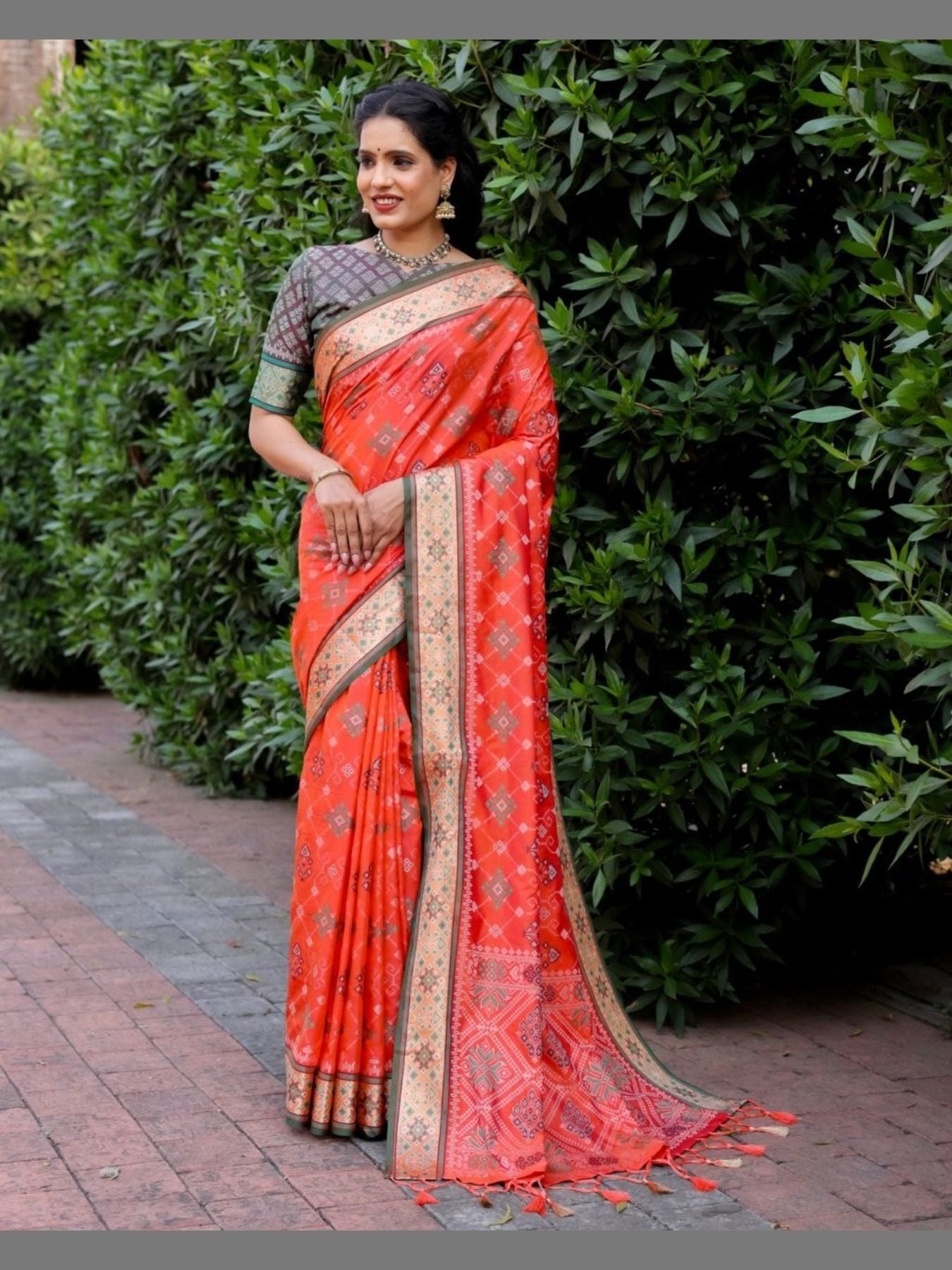 Patola Saree - embroidery work detail