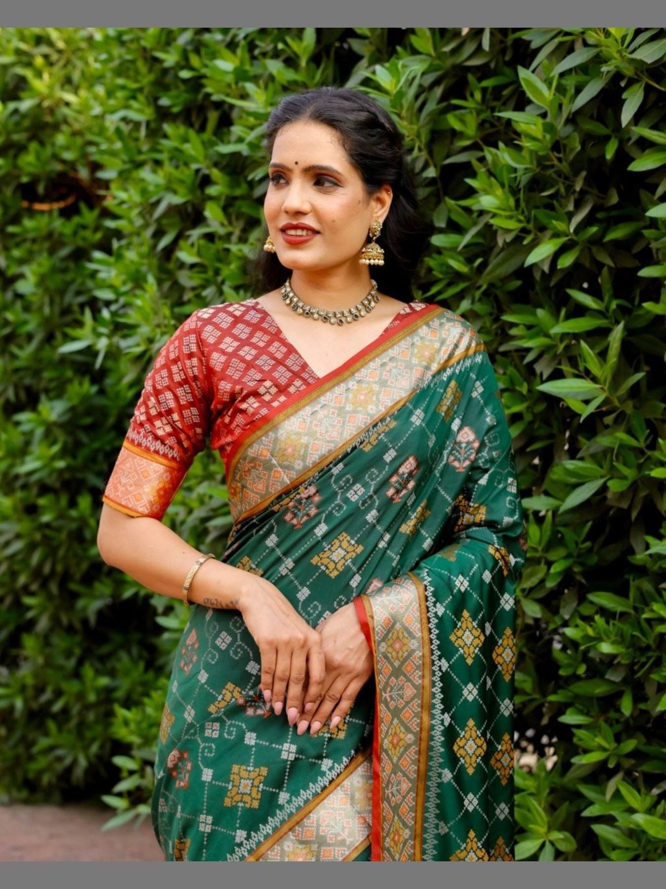 Patola Saree - back view