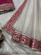 Net Saree - detail view 11
