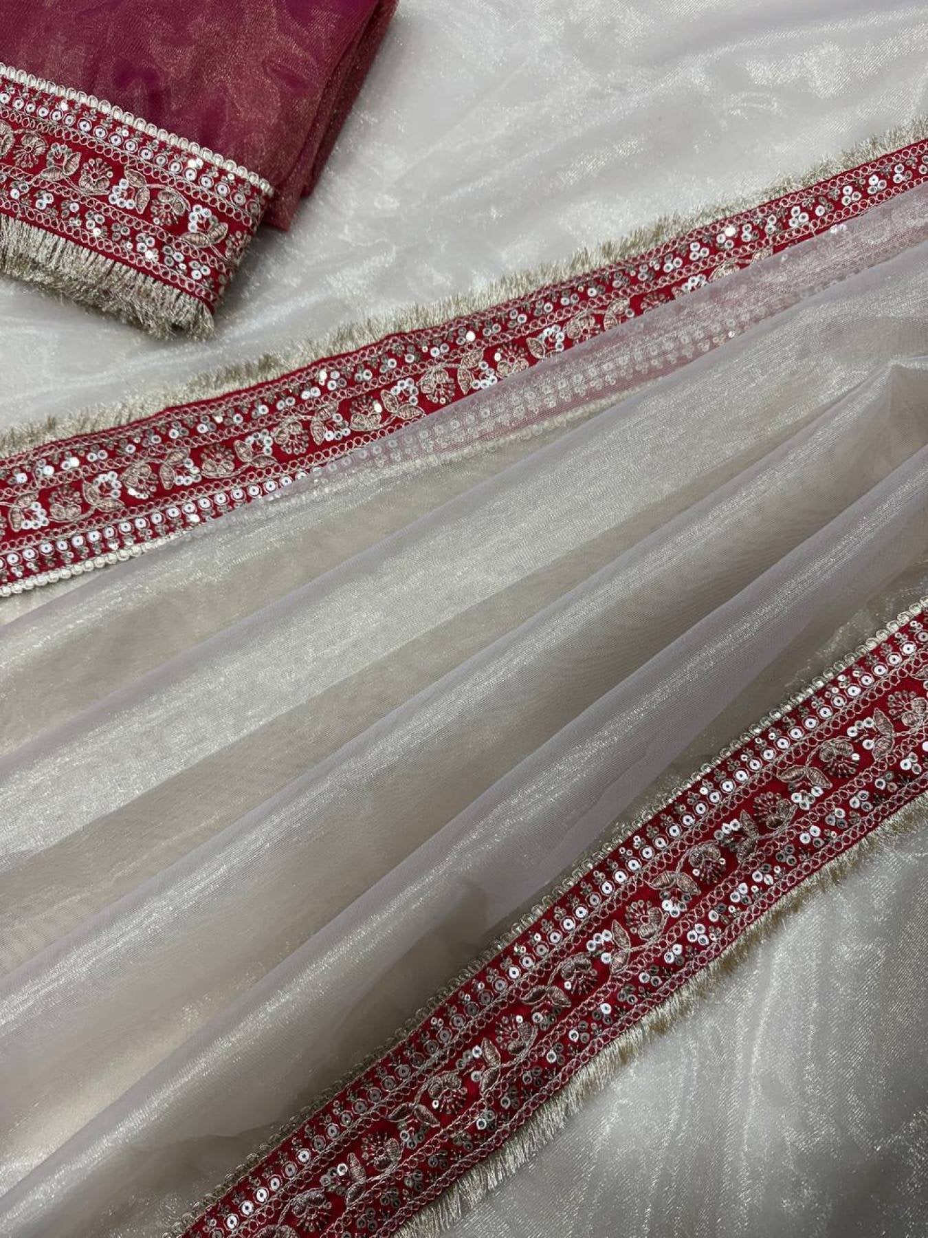 Net Saree - detail view 12