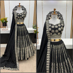 Chinnon Lehenga with Embroidery Wedding Ready Elegance colour variant view