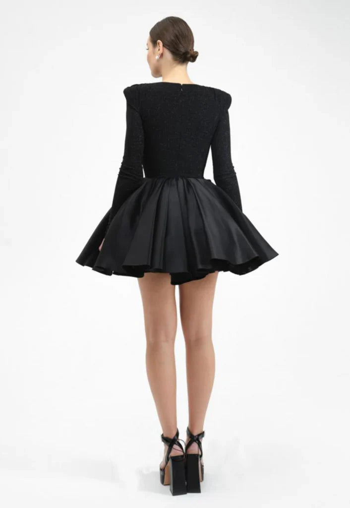 Twinkle Black Sparkle Dress