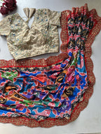 Georgette Saree - styling and accessories view