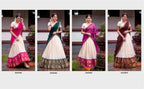 Poly Cotton Lehenga Choli with Traditional Zari Weaving for Festive Wear front view