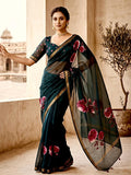 Gold Saree for women - full front view | Snyvia