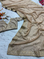 Golden Saree - full-length drape