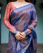Cotton Saree - fabric texture close-up