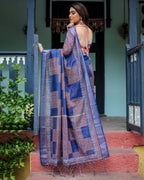Cotton Saree - embroidery work detail