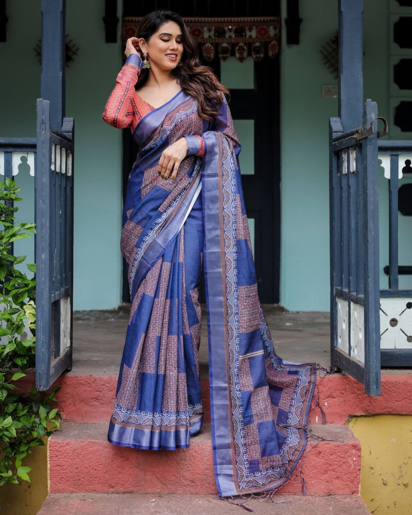Cotton Saree - full-length drape