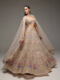 Butterfly Net Lehenga Choli with Heavy Embroidery Work and Net Dupatta for women | Snyvia