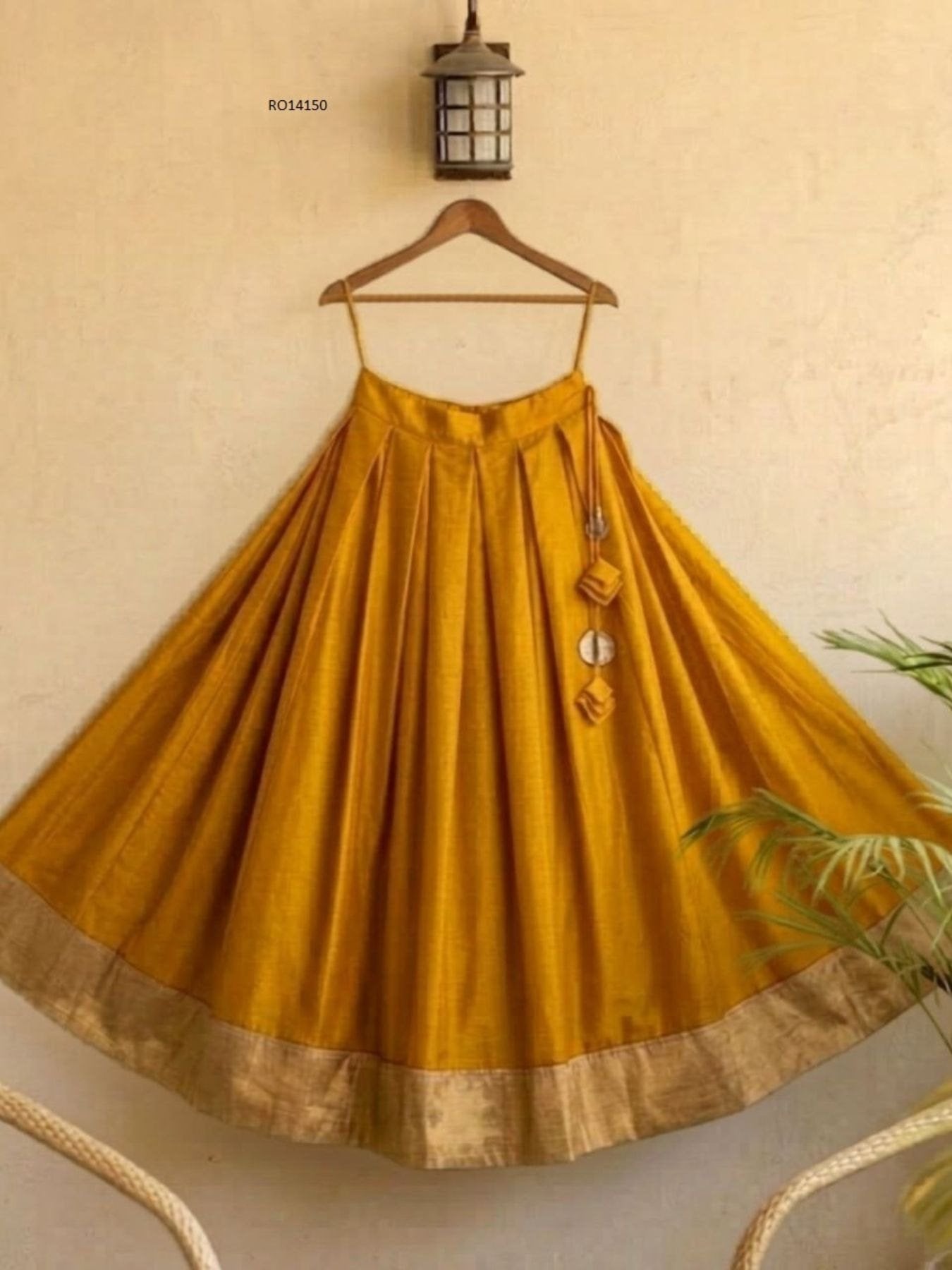 Rayon Lehenga for Garba and Dandiya Functions styling view