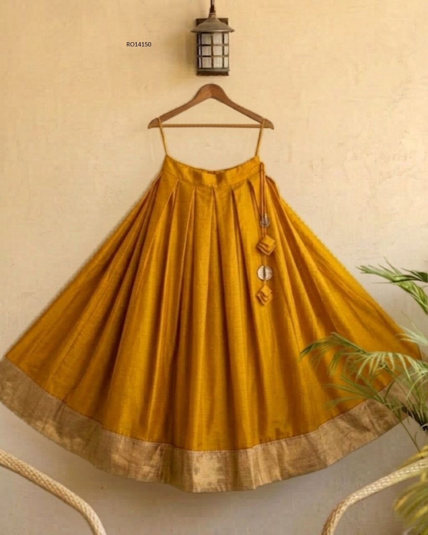 Rayon Lehenga for Garba and Dandiya Functions colour variant view