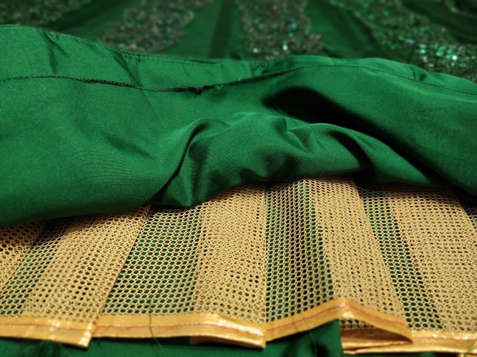 Green Lehenga Collection back view