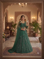 Green Lehenga Collection styling view