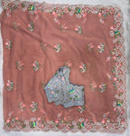 Peach Georgette Saree - detail view 12