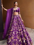 Thai Silk Lehenga with Sequins Zari Work for Wedding Wear for women | Snyvia