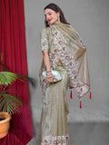 Net Saree for women - full front view | Snyvia