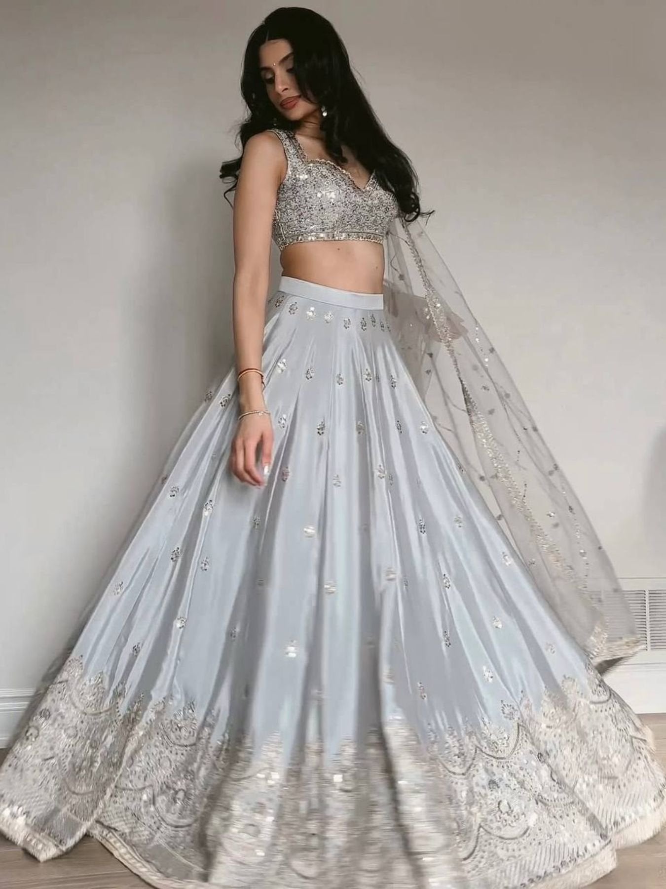 Japan Satin Lehenga with Blouse Work for Wedding Wear for women | Snyvia