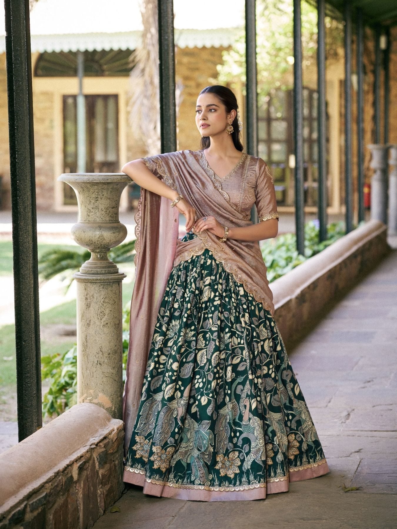 Tasar Silk Lehenga Choli Set for women | Snyvia
