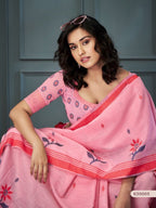 Linen Saree - styling and accessories view