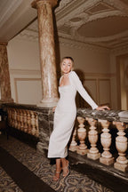 Pearl Full Sleeve Midi Dress