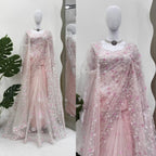 Net Saree Set - full-length drape