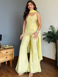 Festive Wear Faux Georgette 3 Piece Kurta Pant with Matching Dupatta for women | Snyvia