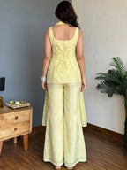 Festive Wear Faux Georgette 3 Piece Kurta Pant with Matching Dupatta styling view