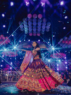Muslin Cotton Lehenga Choli with Real Mirror Work and Dupatta embroidery close-up
