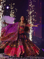 Muslin Cotton Lehenga Choli with Real Mirror Work and Dupatta colour variant view