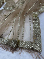 Net Saree - styling and accessories view