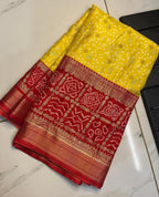 Patola Saree - side drape view