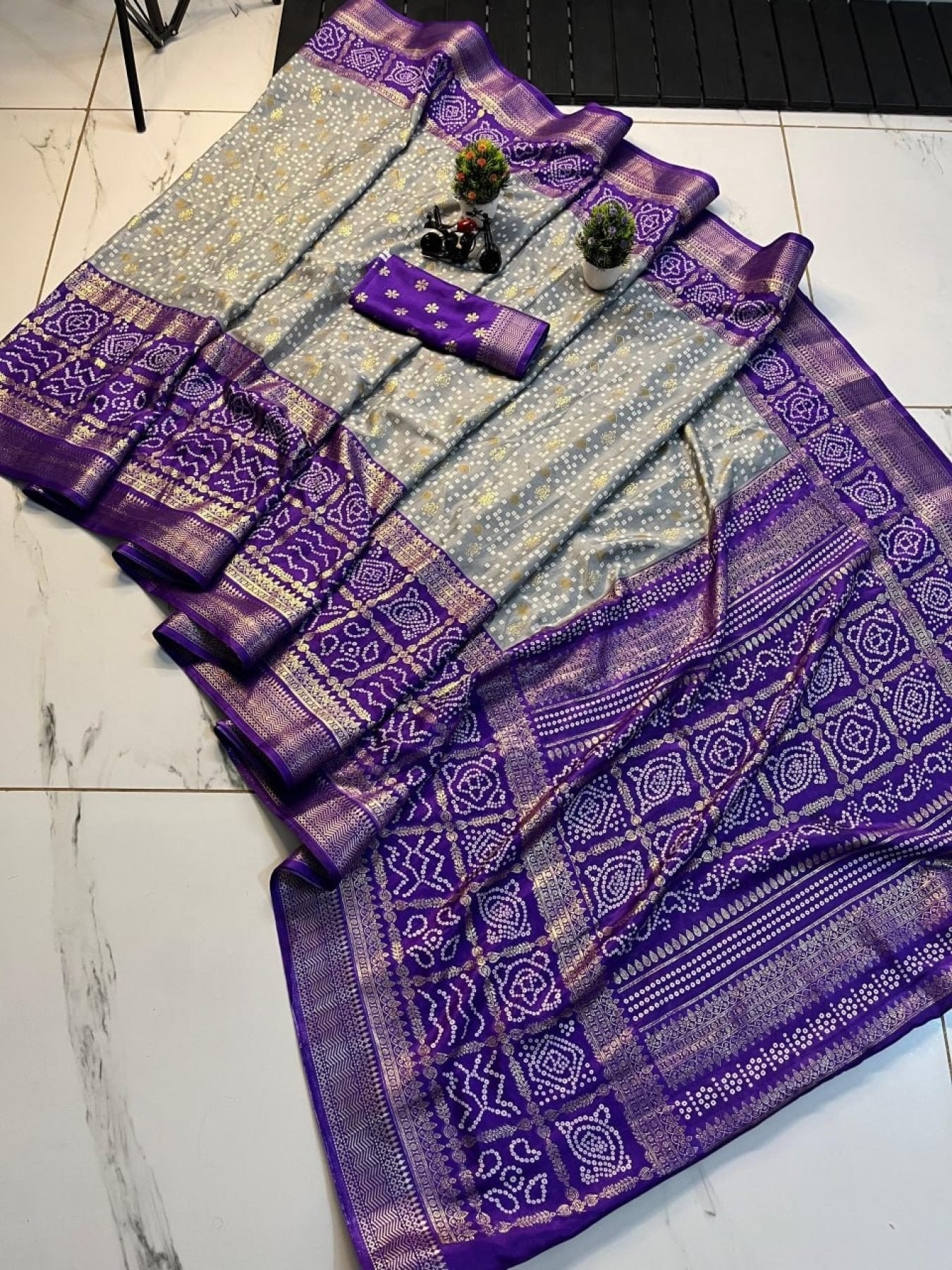 Patola Saree - pallu design detail