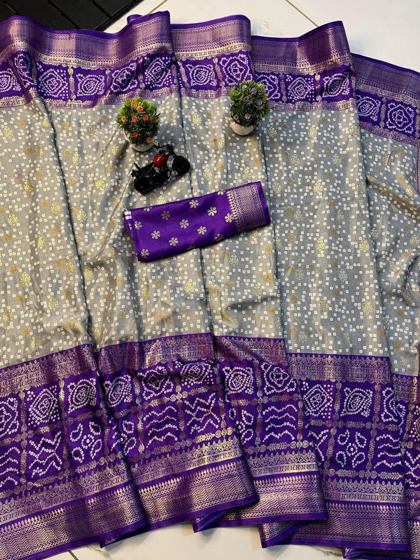 Patola Saree - back view