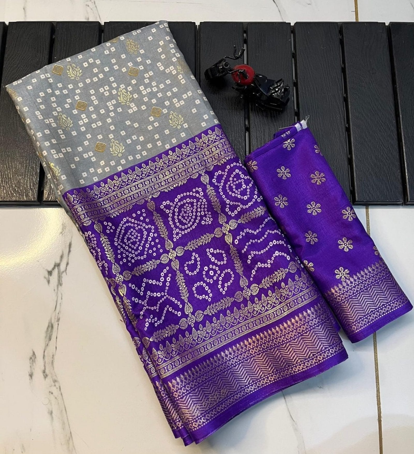 Patola Saree - styling and accessories view