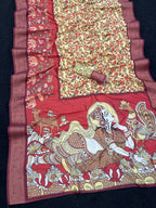 Dola Saree - drape and pallu detail