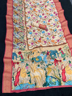 Dola Saree - blouse and border close-up