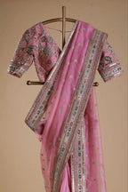 Organza Saree - fabric texture close-up