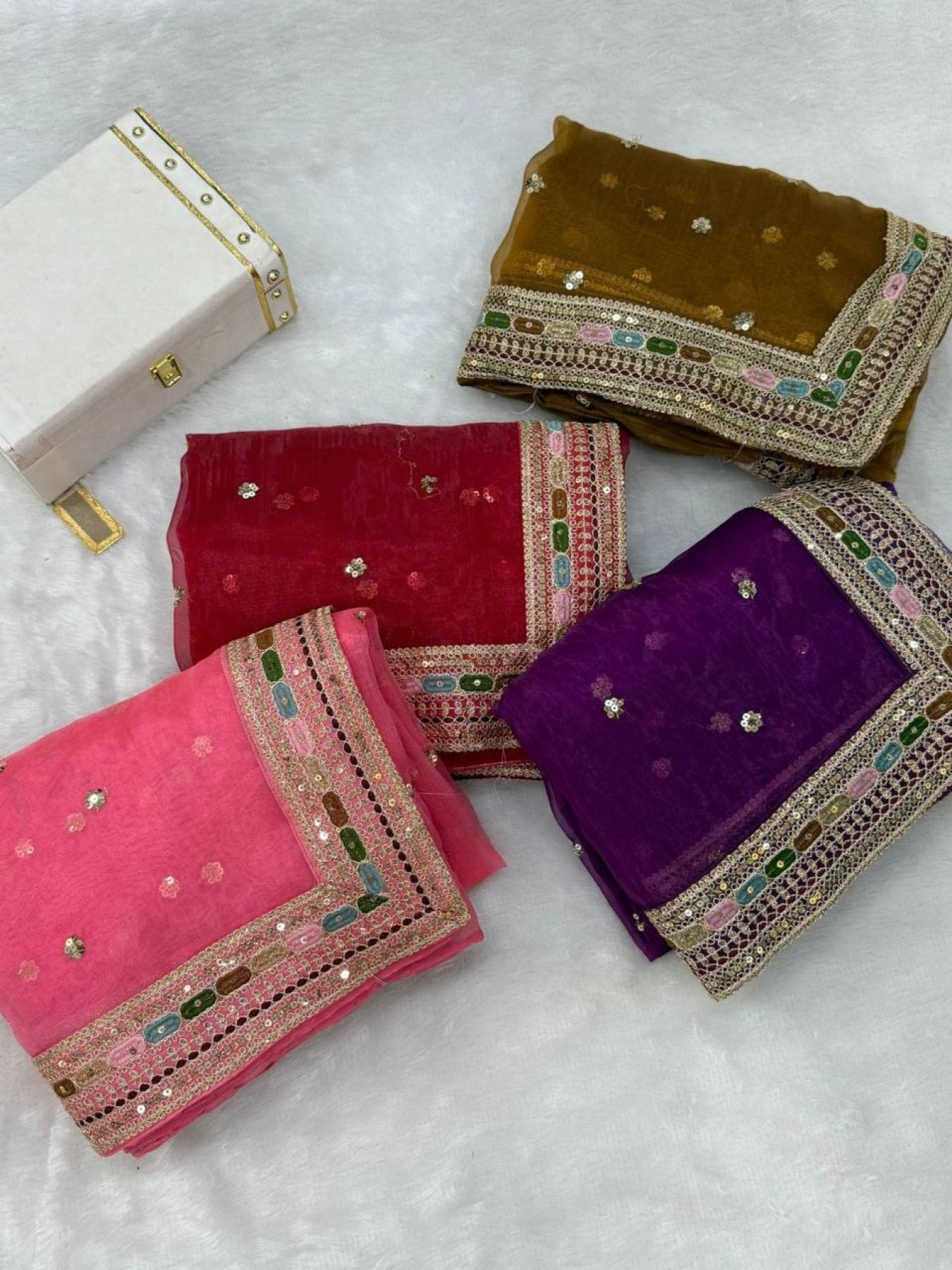 Organza Saree - styling and accessories view